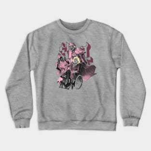 Funny Ghost Pink Crewneck Sweatshirt